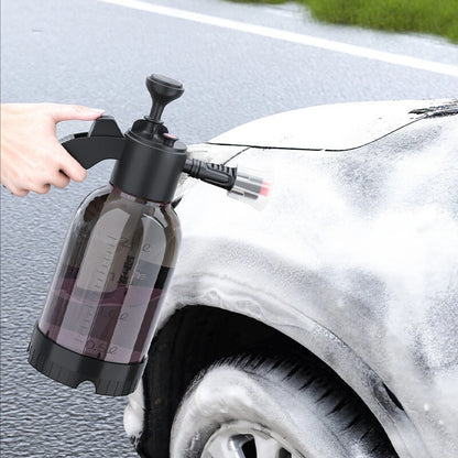 2L Car Washer Handheld High Pressure Foam Car Wash Liquid Spray Bottle Hand Pump Foam Sprayer for Car Window/Body Cleaning
