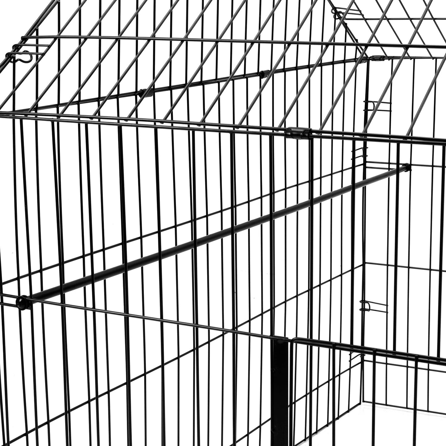 PawGiant 130'' Poultry Chicken Coop Hen House Hutch Backyard Run Nesting Box Outdoor Cage