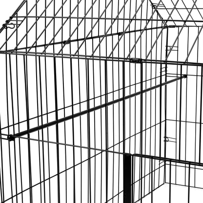 PawGiant 130'' Poultry Chicken Coop Hen House Hutch Backyard Run Nesting Box Outdoor Cage