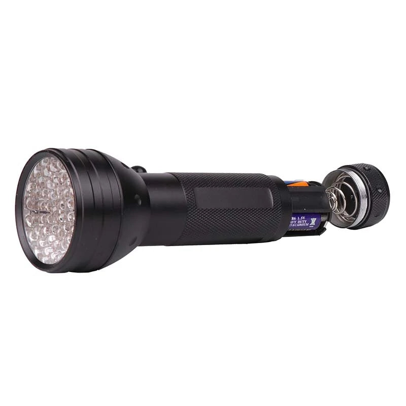 51 LED Purple Light Flashlight 395nm Handheld UV Black Light Flashlight Portable Ultra Violet Torch Lamp For Dog Cat Urine Carpet
