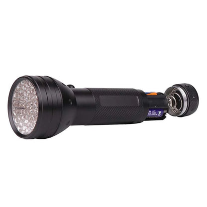 51 LED Purple Light Flashlight 395nm Handheld UV Black Light Flashlight Portable Ultra Violet Torch Lamp For Dog Cat Urine Carpet