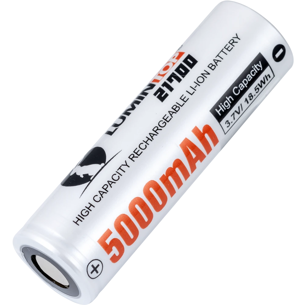 Lumintop 21700 Battery 5000mAh High Capacity Rechargeable Li-ion Cell 3.7V/18.5Wh Flashlight RC Home Tools Toys Batteries