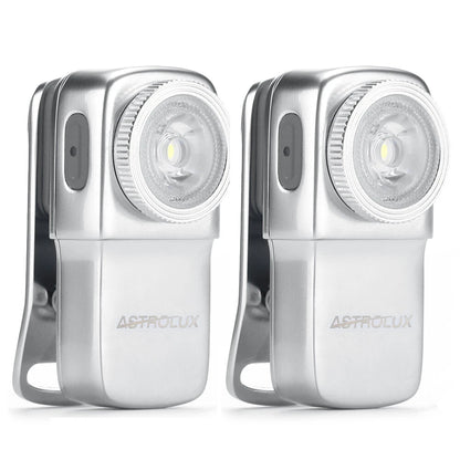 Astrolux CP01 Rechargeable EDC Flashlight 250 Lumens Dual Sources Compact Pocket Clip Light Convenient USB C Charging Magnetic Flash Lights with Memory Mode Lockout Design Beacon Mode for Working, Cycling, Emergency, Signaling Tool