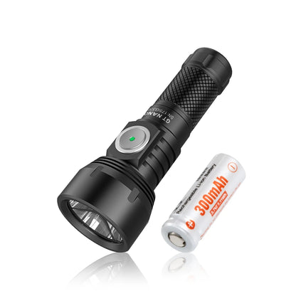 Lumintop GT NANO V3.2 405M EDC Thrower Flashlight with 10300 Battery, Mini Size 720LM High Power Output USB C Rechargeable Mini Torch Powerful Camping Lantern, 10750 Battery Optional