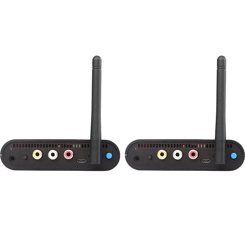 AV530 5.8GHz Wireless AV Transmitter and Receiver Kit 300m Transmission Support IR Remote Control for CCTV DVD IPTV Plug and Play