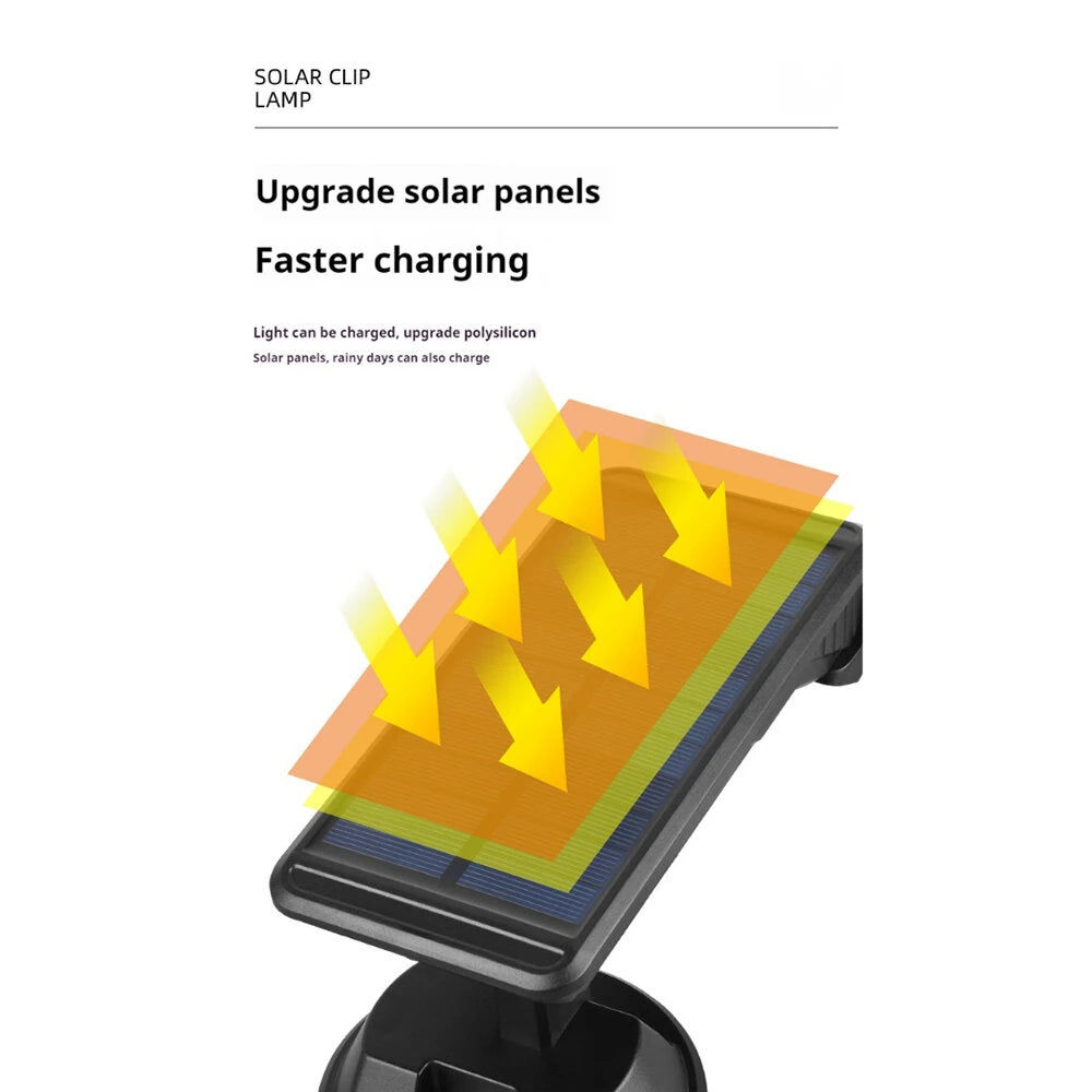 Solar Wall Light with Retractable 8m LED String Light 1800mAh Battery IP55 Waterproof Auto On/Off Outdoor Garden Decor