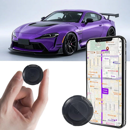 2025 New Model Mini GPS Tracker,Magnetic Waterproof Covert GPS Tracker,Car Global Positioning System.Extra Long Range for Vehicles,Elderly,Kids,Pets