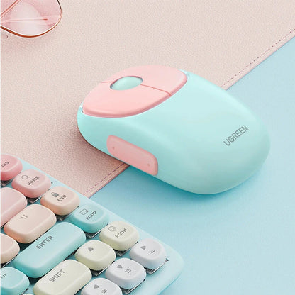 UGREEN MU102 Wireless bluetooth Mouse 4000DPI Rechargeable Dual Mode Silent Buttons Mice for PC Laptop Computer