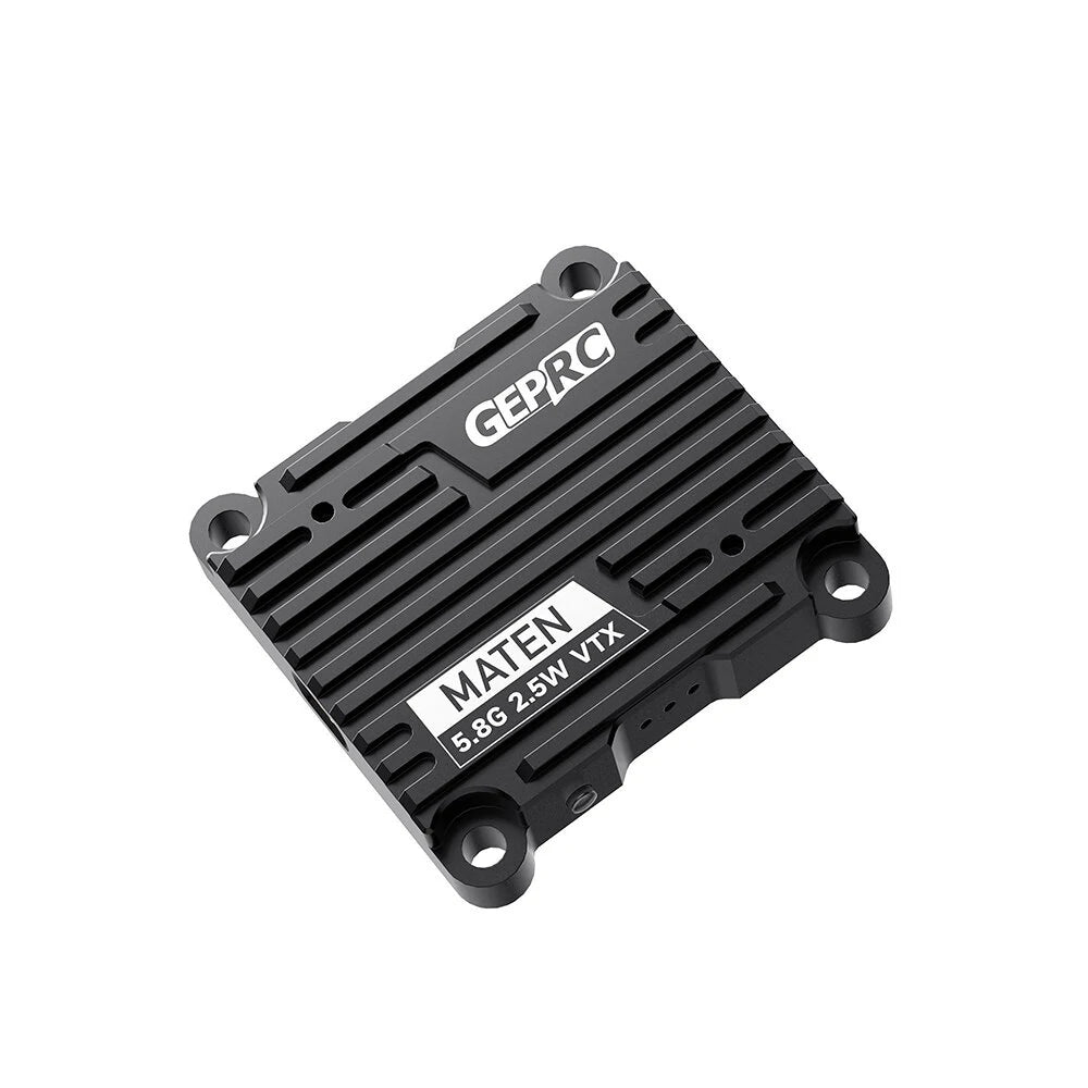 GEPRC MATEN Long-Range High-Power 5.8G FPV Transmitter, 25-2500mW 72CH IRC Tramp, Pit Mode, Built-in Microphone, MMCX