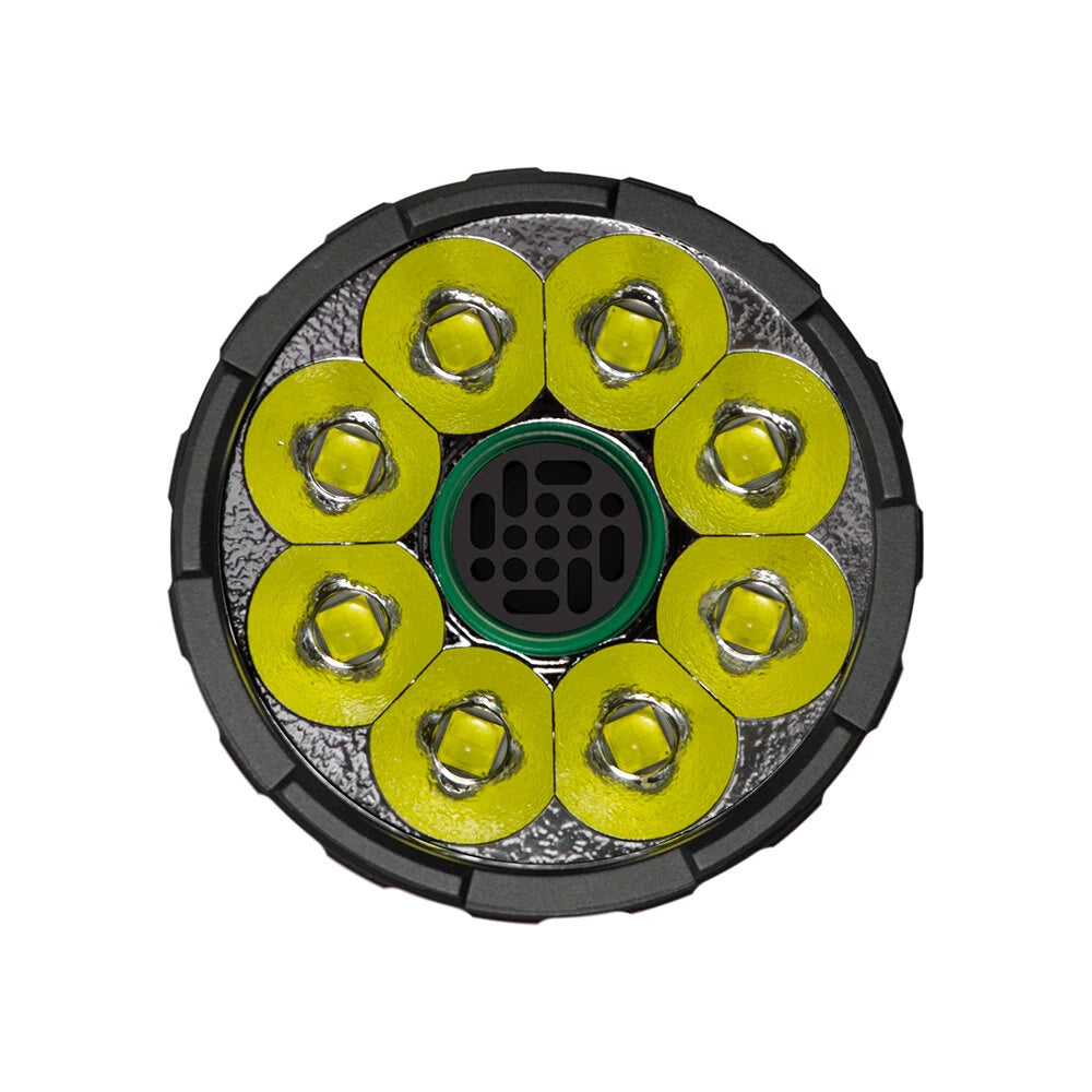 Lumintop Mach4695 26000LM Strong Light LED Flashlight With 46950 Battery USB-C Charge Discharge 32000mAh Power Bank Self Protect Search Torch With Fan High Powerful Outdoor Lighting