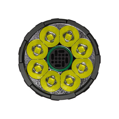 Lumintop Mach4695 26000LM Strong Light LED Flashlight With 46950 Battery USB-C Charge Discharge 32000mAh Power Bank Self Protect Search Torch With Fan High Powerful Outdoor Lighting