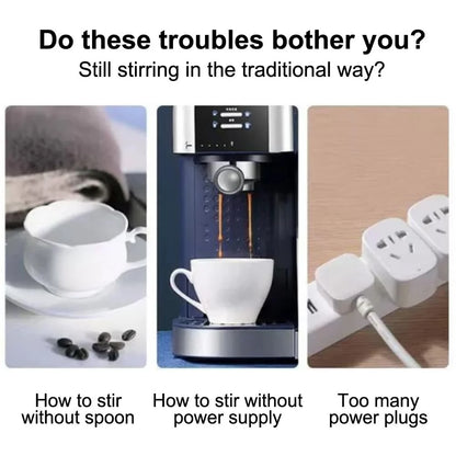 380ML Smart Magnetic Stirring Cup w/LCD & Temperature Detection Self-stirring Coffee Mug Magnetic Stirring Cup Rechargeable Automatic Mixing Cup for Coffee Tea Hot Chocolate