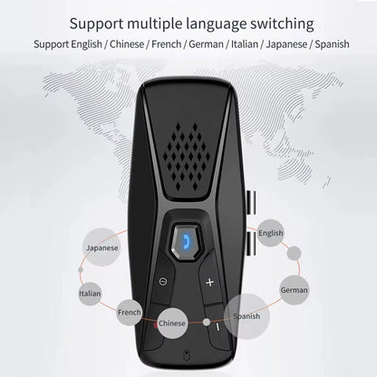 Bluetooth Car Kit Handsfree Speakerphone Wireless with Microphone Bluetooth 5.0 Automatic Shut Down and Auto Connect