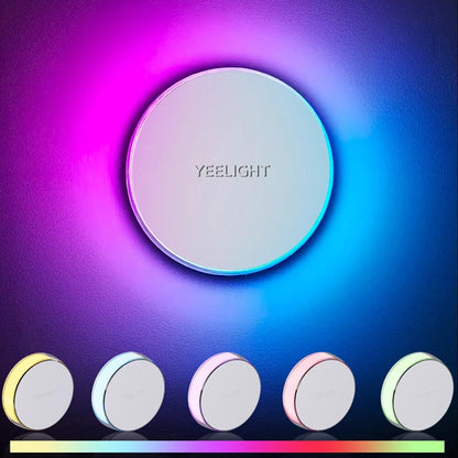 Yeelight RGB Magnetic Sensor Night Light Dual Sensor 30-LED Soft Glow 750mAh Type-C Rechargeable Magnetic Night Lamp