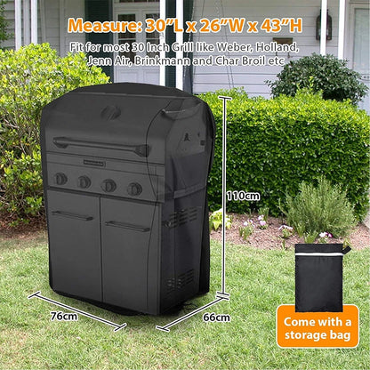 43 inch Outdoor BBQ Gas Grill Cover Heavy Duty Protection Waterproof Anti-UV
