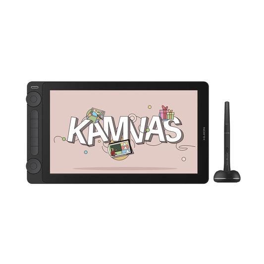 HUION Kamvas 13 Gen 3 Drawing Tablet with Display 2024 13.3 Inch Anti-Glare Glass Drawing Tablet with PenTech 4.0 16384 Pen Pressure 5 Push Buttons Dual Dial Perfect for Designers Artists