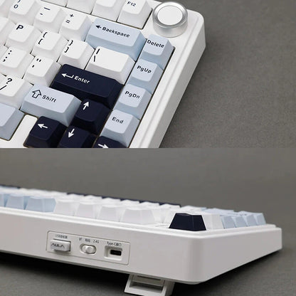 AULA F75 80 Keys Tri-mode Customized Mechanical Gaming Keyboard Hot Swappable RGB BT/2.4G/Type-C 75% Layout Wireless Gaming Keyboard Gasket Structure