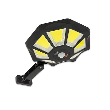 168COB Solar Motion Sensor Wall Light with 360 Rotation Remote Control IP65 Waterproof Outdoor Security Floodlight