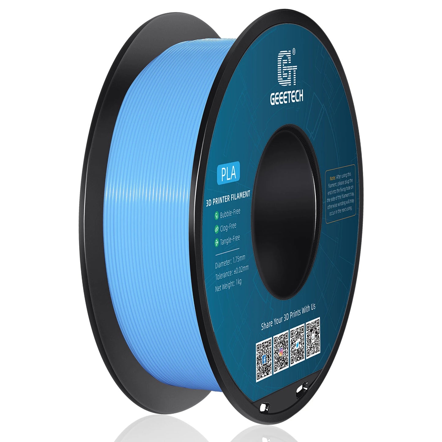 [EU/UK Direct]Geeetech PLA 3D Printing Filament 1.75mm 1KG/roll  for 3D Printing