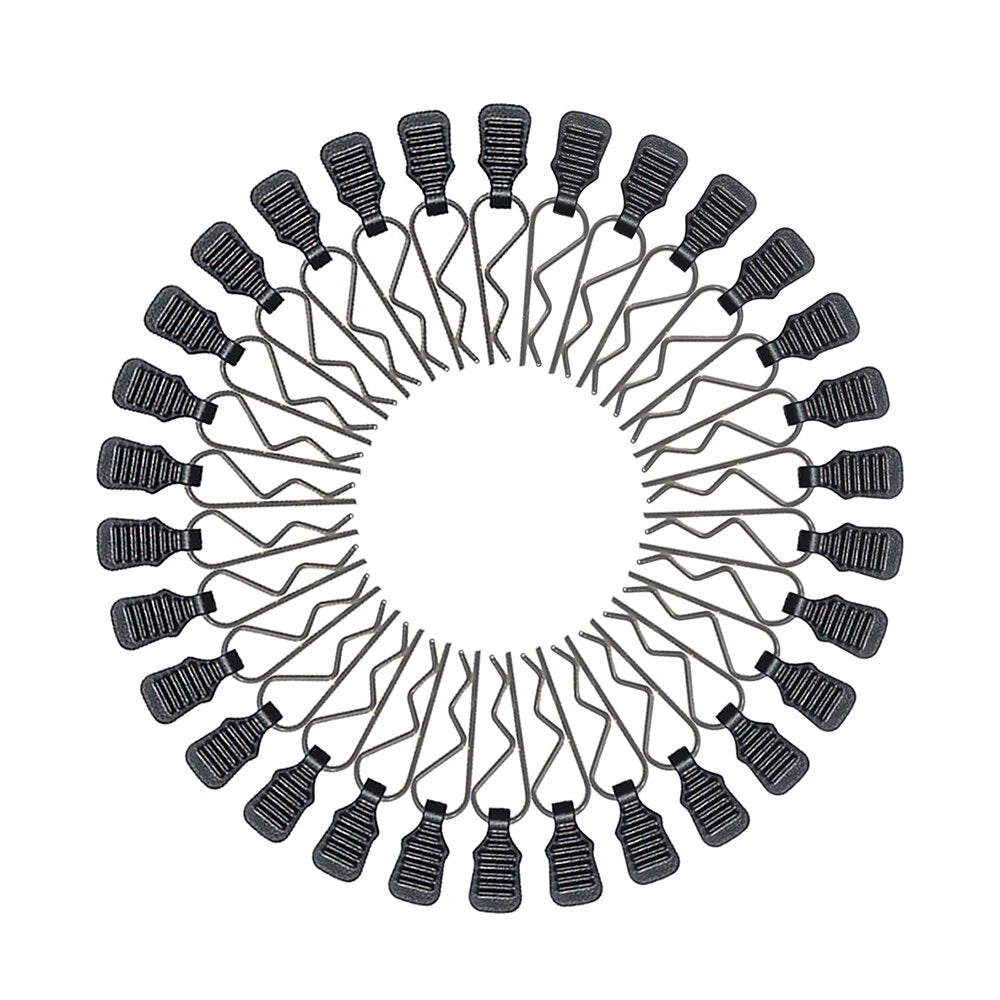 12PCS/20PCS/30PCS RC Car Parts Body Shell Clips Buckle for 1/20 1/24 Vehicles Models Spare Universal Accessories