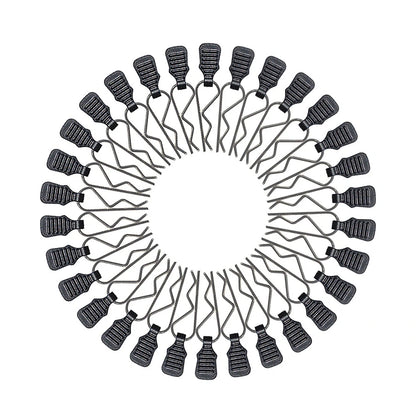 12PCS/20PCS/30PCS RC Car Parts Body Shell Clips Buckle for 1/20 1/24 Vehicles Models Spare Universal Accessories