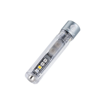 Lumintop Black Cat 400LM 90M LED Keychain Flashlight with Magnetic Base USB Rechargeable Super Bright Portable Mini Torch for Camping and Outdoor Activities