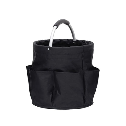 Portable Oxford Cloth Storage Basket Picnic Basket Storage Bag Picnic Bag Wash Storage Swimming Tool Chair Handheld Foldable Storage Basket for Home Travel