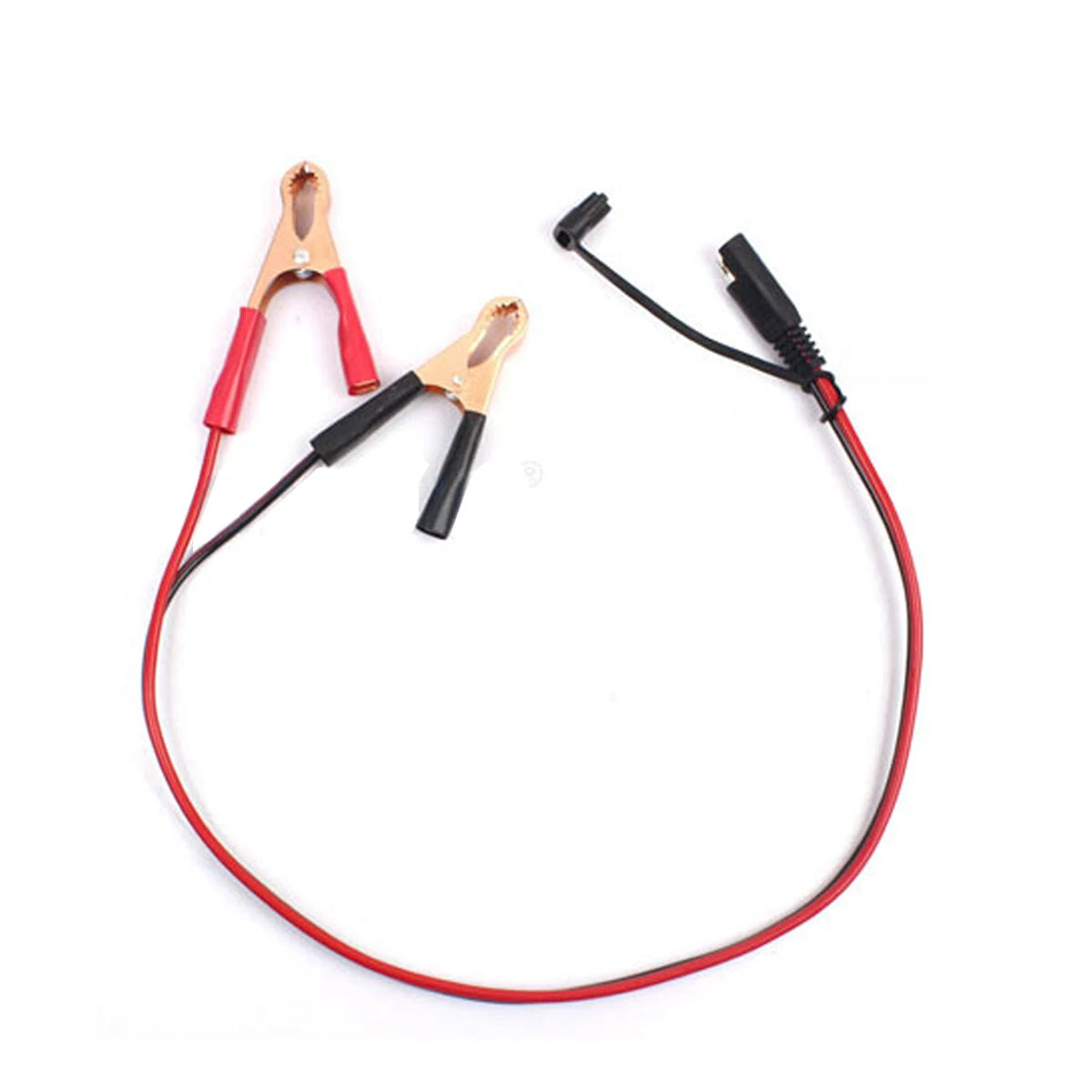 FOXSUR Battery Charger Clip Cable SAE to Alligator Clip Cable DC Cable SAE Quick Connect Charging Cable
