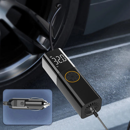 Cordless Car Portable Air Pump Intelligent Air Inflator Multifunctional High Speed High Pressure Inflator Smart Digital Car Tire Air Pump
