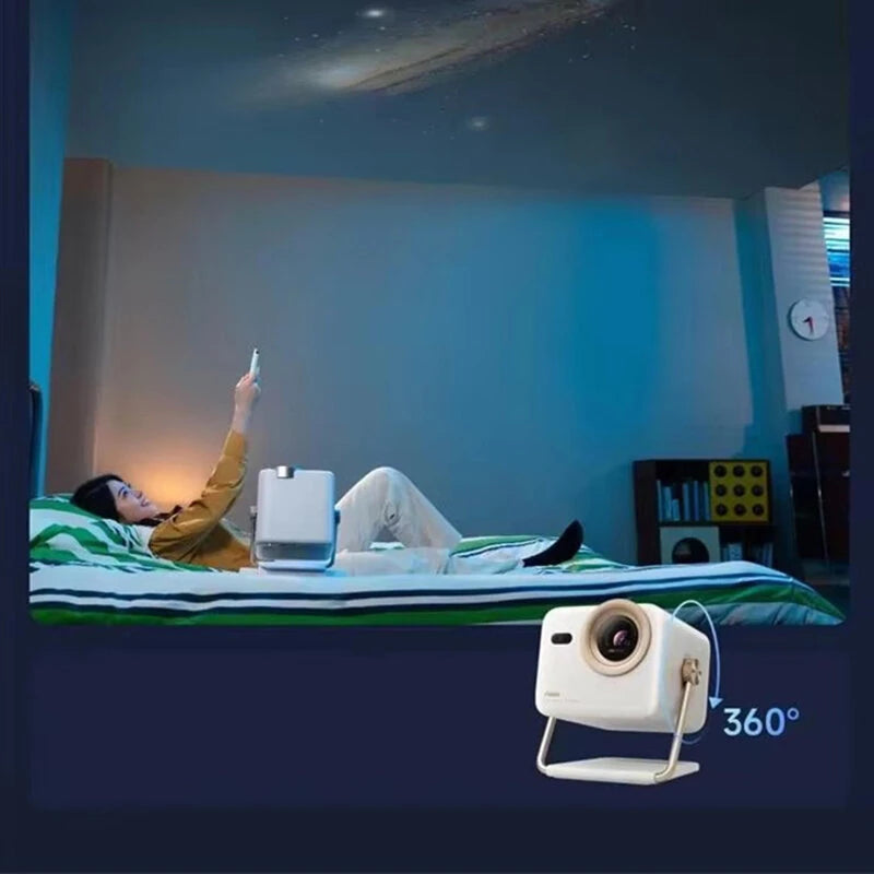 [EU Direct] Vidda M2 Pro 3D 4K Tri-color Laser Projector 1200 Lumens HDR10+ MEMC 1.3X Optical Zoom 4GB RAM 32GB ROM Android Smart Home Theater