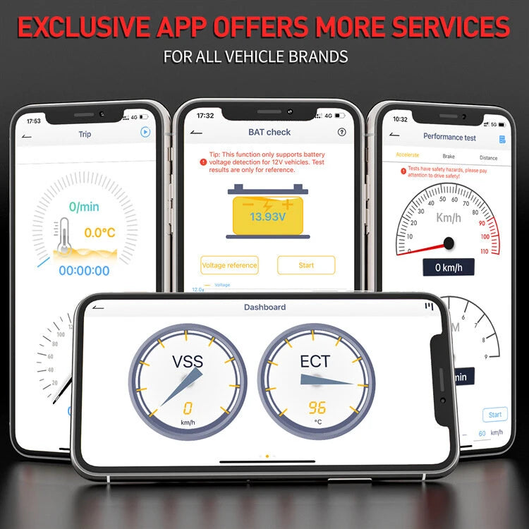 ANCEL BD500 Full System Scanner Code Reader Data Stream Reset Maintenance for Volkswagen for VW for Audi