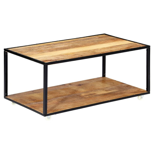 Coffee table 90x50x40 cm solid recycled wood