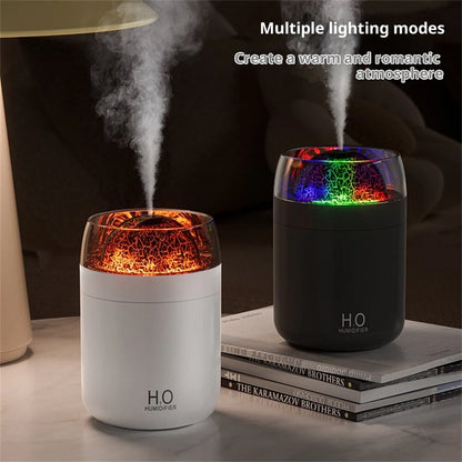 Tevorex 500ML USB Cool Mist Humidifier with Night Light and Timer Silent Air Diffuser for Bedroom & Home