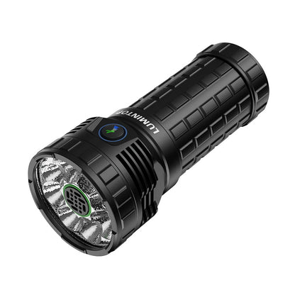 Lumintop Mach4695 26000LM Strong Light LED Flashlight With 46950 Battery USB-C Charge Discharge 32000mAh Power Bank Self Protect Search Torch With Fan High Powerful Outdoor Lighting