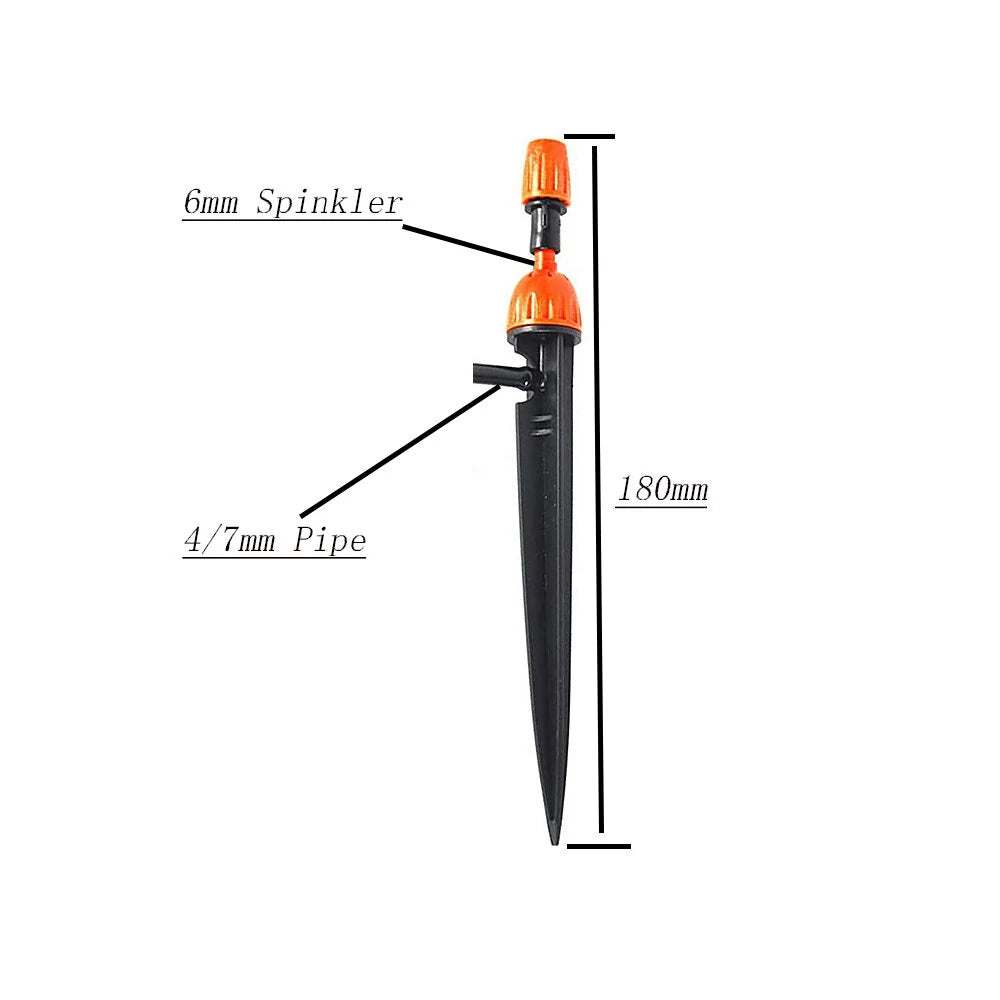 10pcs Adjustable Dripping Sprinkler Water Irrigation System Outdoor Cooling Greenhouse Planting Garden Flowering