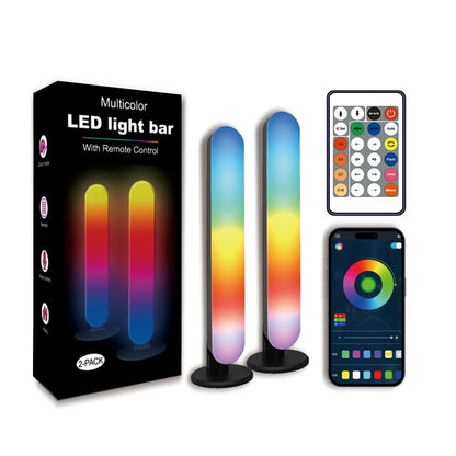 Elfeland Smart RGB Pickup Light with Remote Control USB Music Rhythm Light for Room Bar Desktop Christmas Atmosphere Lamp Decor
