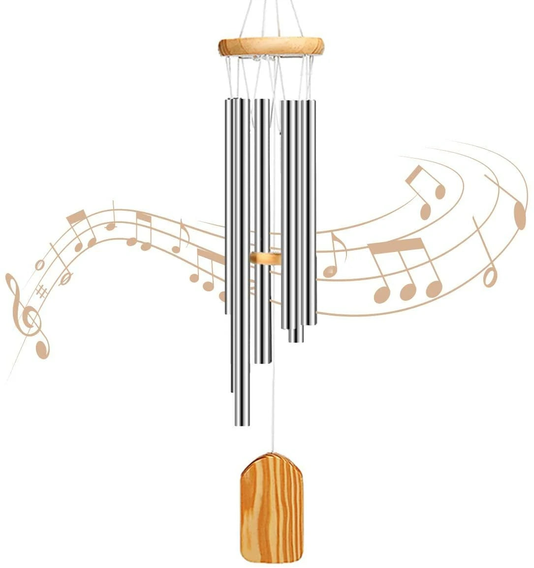 26" Creative Wind Chimes Home Decoration Outdoor Garden Patio Decorative Wind Chimes Birthday Gift