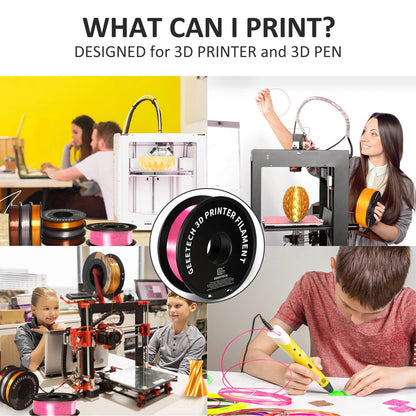 [EU/UK Direct]Geeetech PLA Silk Multi Colors 3D Printer Filament 1.75mm 1kg/roll Shiny Finish High Compatibility Anti-Warping Vacuum Sealed