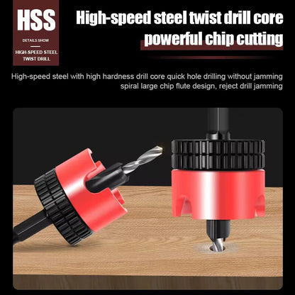 5PCS Countersink Drill Bit Set High Quality Steel Adjustable Depth Stop Hex Shank Varied Sizes 2.8 to 4x8mm Woodworking Tools