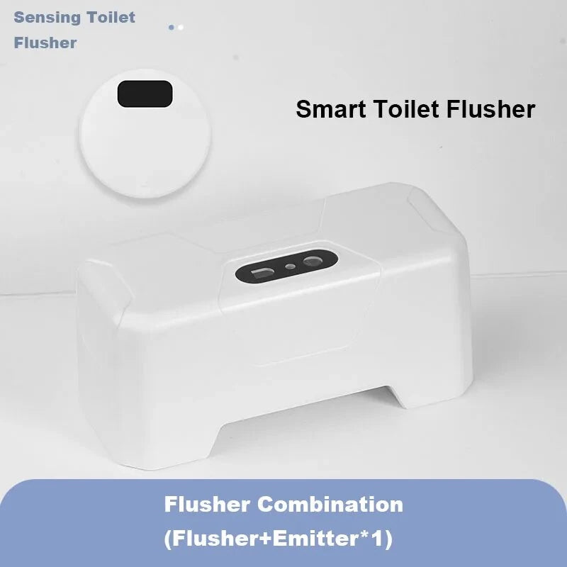 Intelligent Smart Sensor Toilet Flusher Automatic Sensor Touchless Toilet Flush for Public Use Home Bathroom