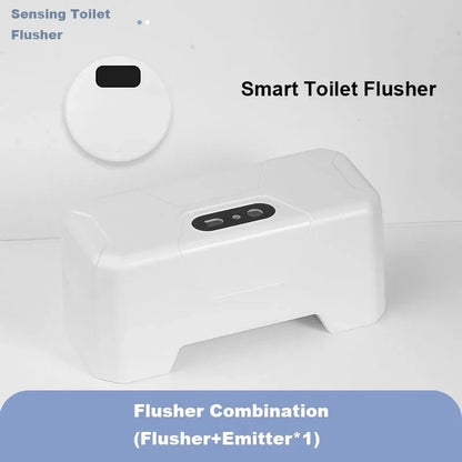 Intelligent Smart Sensor Toilet Flusher Automatic Sensor Touchless Toilet Flush for Public Use Home Bathroom
