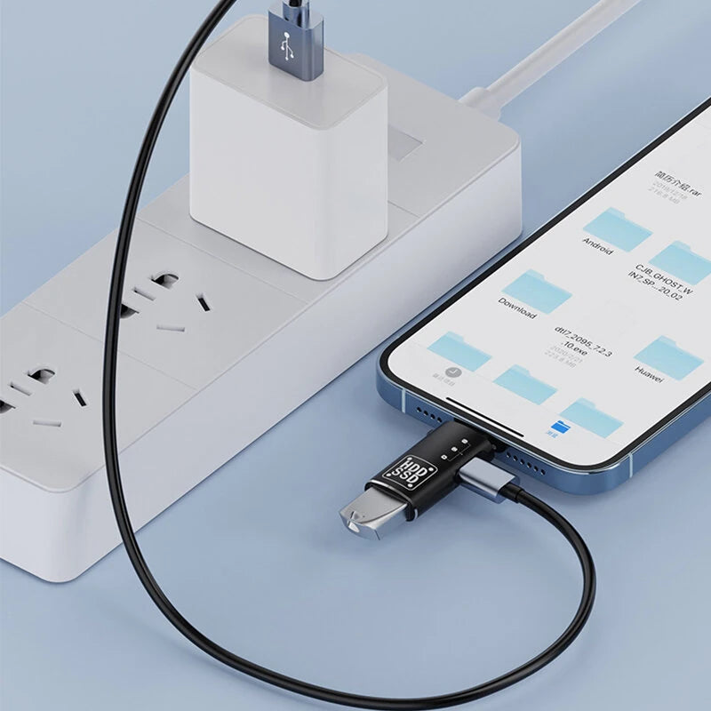 Type-C to Lightnings OTG Adapter Fast Data Transfer Fast Charging Supported Type-C Female To Lightnings Male Connector for Phone U Disk Earphones