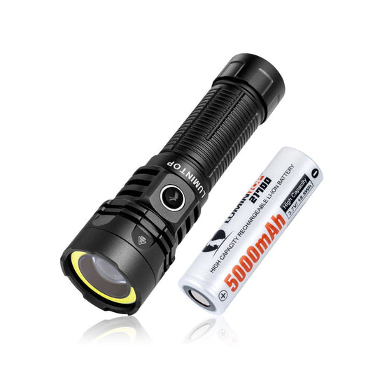 Lumintop W1 MAX 2in1 500 Meters Long Distance Spotlight Flashlight 800LM Bright LED Floodlight with 21700 Battery Magnetic Ttail USB Type-C Rechargeable LED Torhch COB Combo Light
