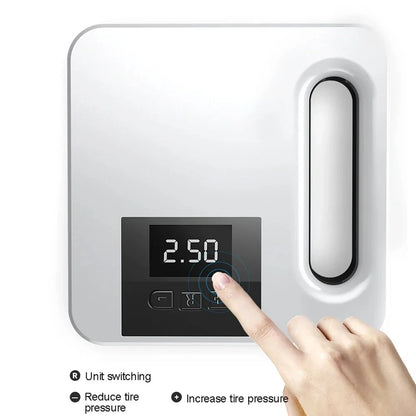 120W 12V Portable Corded Car Air Inflator Pump with LED Lighting  Automatic Tire Pumping with Intelligent Digital Display