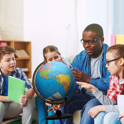 12.6inch World Globe Students Kid Teachers Geography Learning Home Outdoor Entertainment