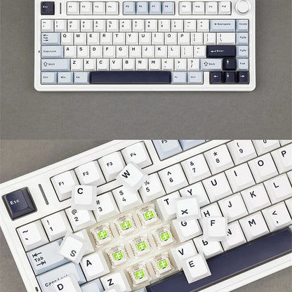 AULA F75 80 Keys Tri-mode Customized Mechanical Gaming Keyboard Hot Swappable RGB BT/2.4G/Type-C 75% Layout Wireless Gaming Keyboard Gasket Structure