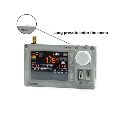 AMNVOLT C3 Mini TEF6686 DSP Radio ESP32 Chip Full Band Radio FM/LW/MW/SW Radio Receiver PE5PVB Open-source