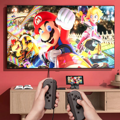 Switch2 3-in-1 Type-C Docking Station with 4K60Hz HD / PD100W / 5Gbps USB3.0 Multiports Hub Adapter Converter for TV Monitor Projector Switch Keyboard