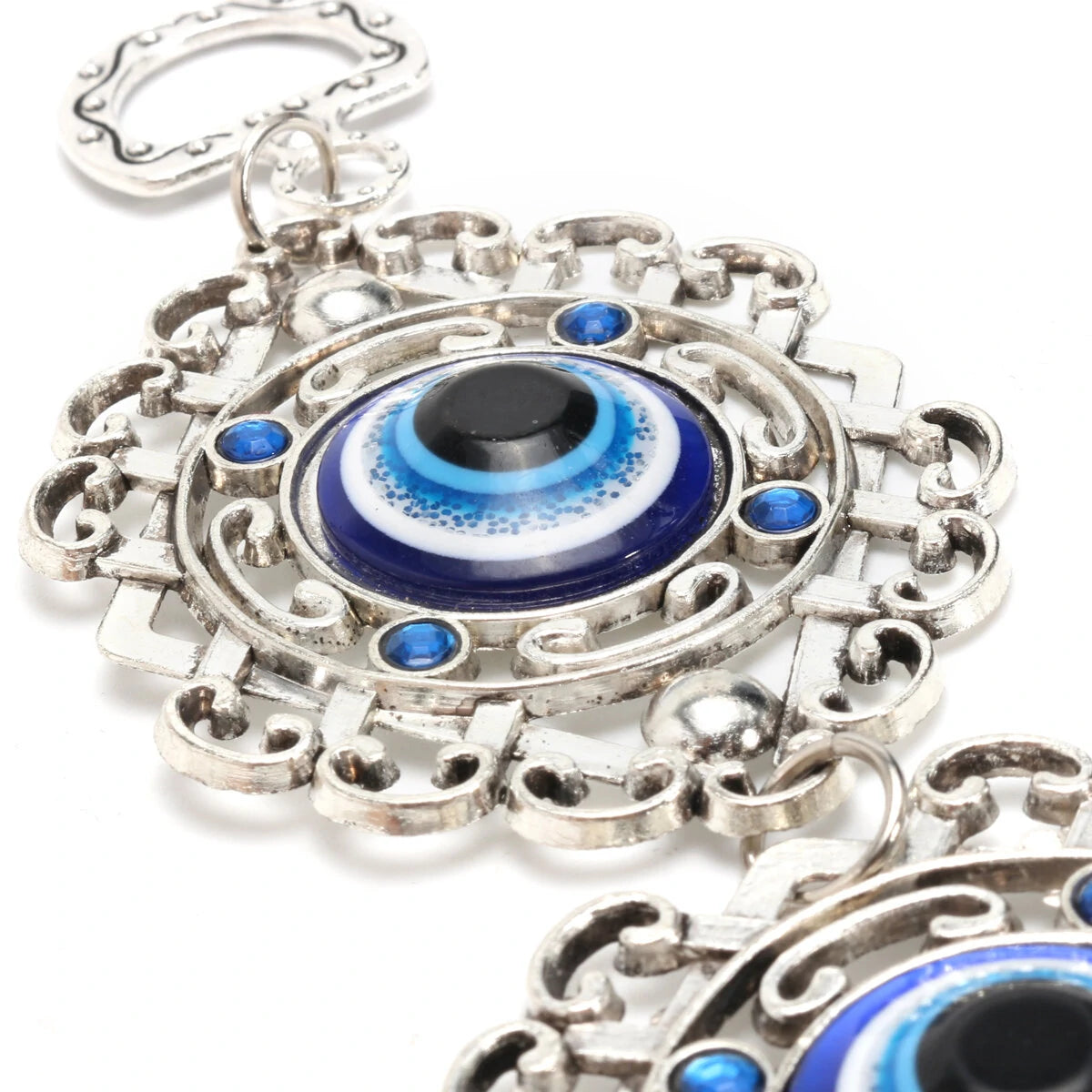 Wall Hanging Pendant Turkish Greek Blue Glass Evil Eye Amulet Lucky Eye Charm