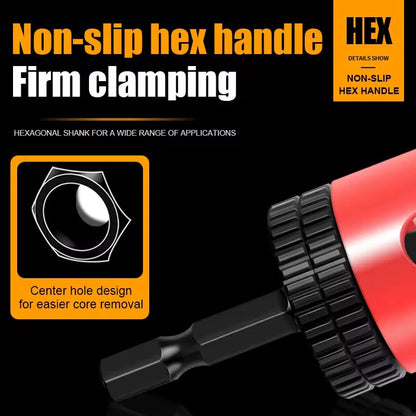 5PCS Countersink Drill Bit Set High Quality Steel Adjustable Depth Stop Hex Shank Varied Sizes 2.8 to 4x8mm Woodworking Tools